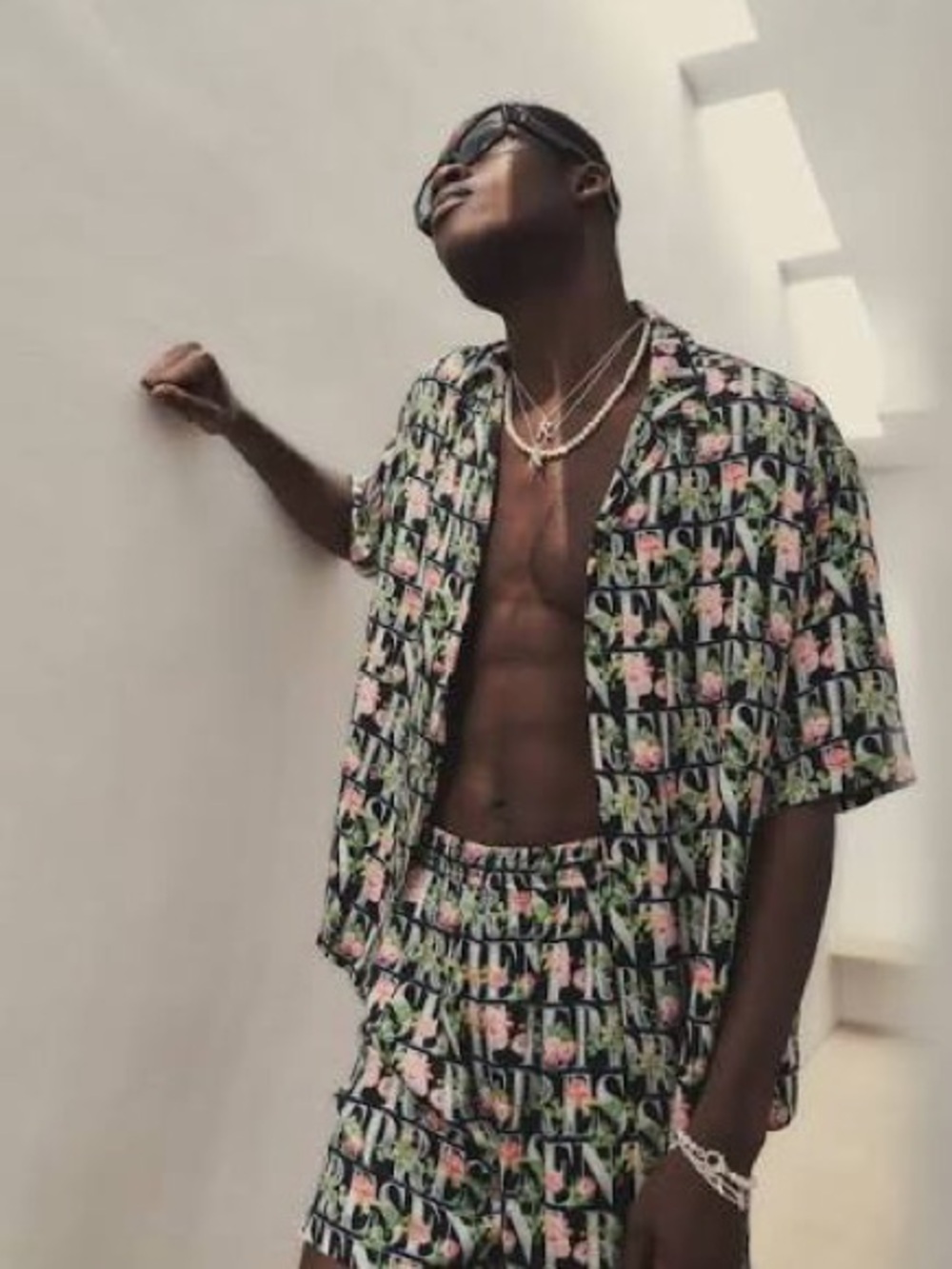 Represent Clothing Floral Shirt & Short Set